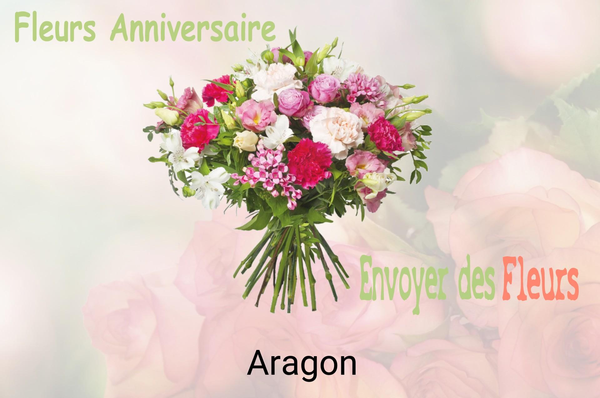 Bouquet de fleurs d’anniversaire livré à Aragon